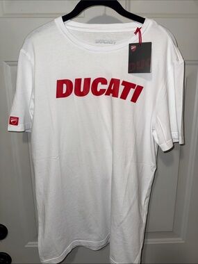 Men’s Ducati T-Shirt with Red Logo NWTs